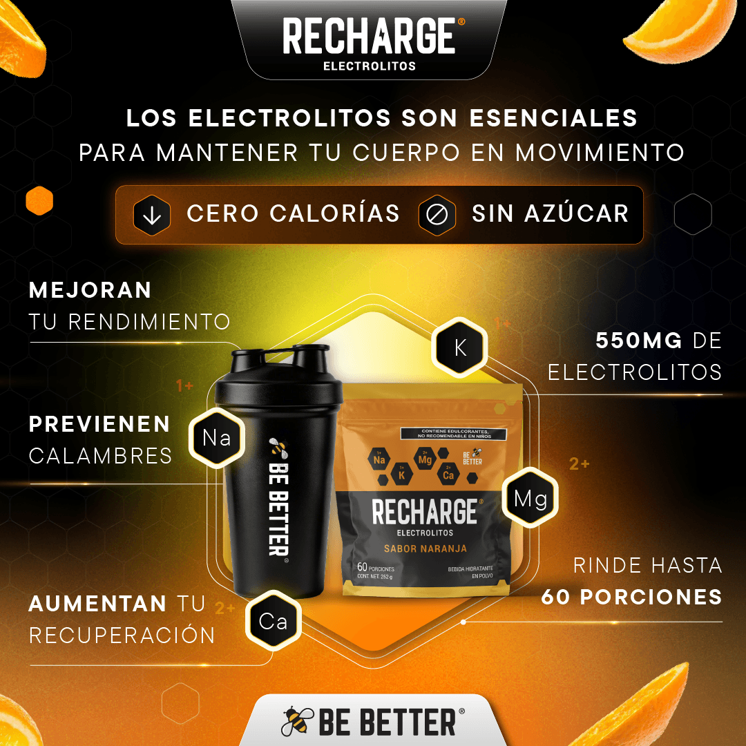 RECHARGE | Electrolitos en polvo | Naranja