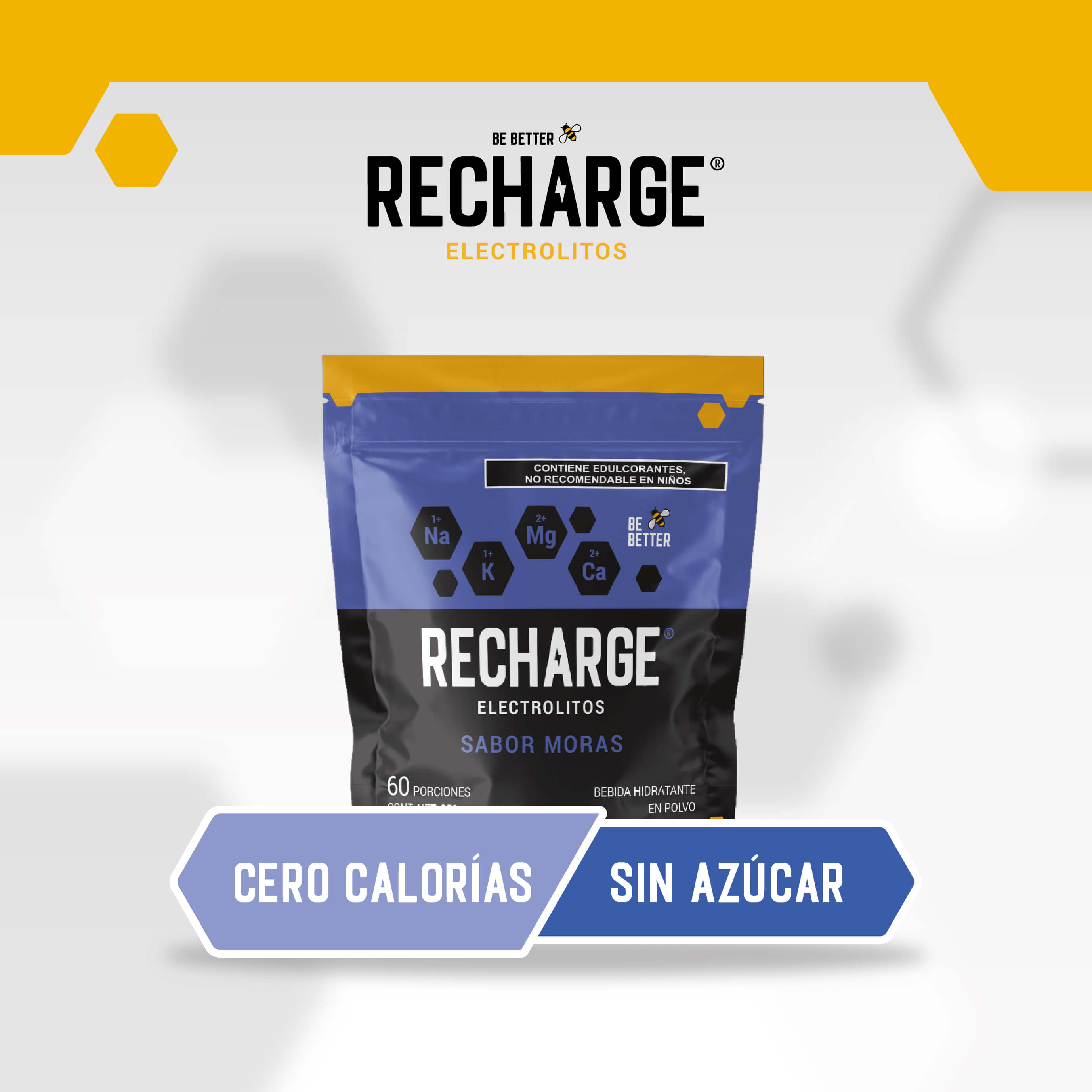 RECHARGE | Electrolitos en polvo | Moras